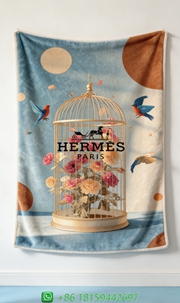Hermes Throw Blankets